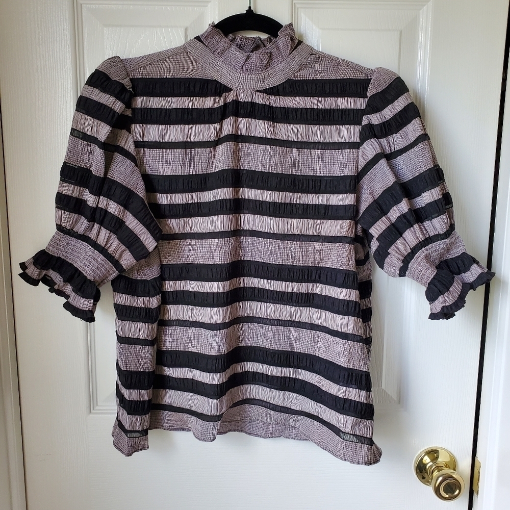 Hunter Bell “The Monroe” Top- Black and Gray/ Size Small - Picture 4 of 9